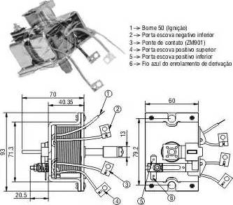 ERA 227208 - Solenoid açarı, başlanğıc furqanavto.az