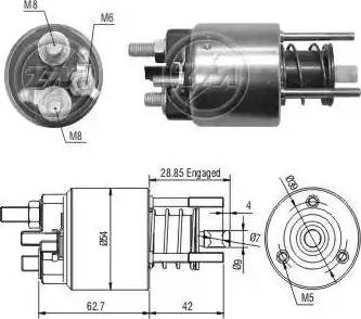 ERA 227219 - Solenoid açarı, başlanğıc furqanavto.az