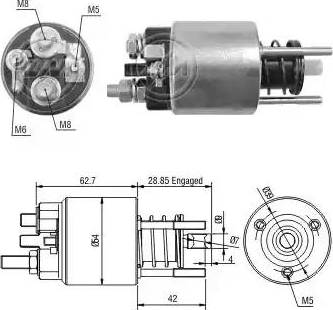 ERA 227284 - Solenoid açarı, başlanğıc furqanavto.az