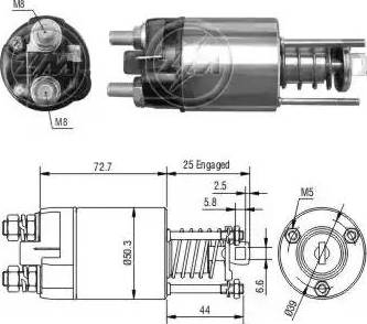 ERA 227749 - Solenoid açarı, başlanğıc furqanavto.az