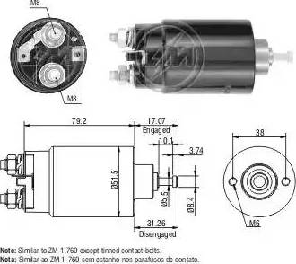 ERA 227743 - Solenoid açarı, başlanğıc furqanavto.az