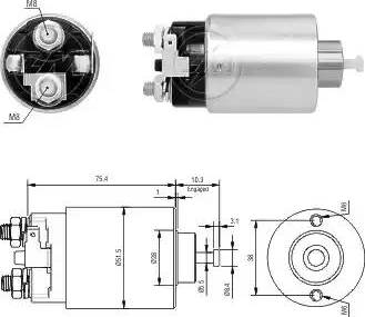 ERA 227752 - Solenoid açarı, başlanğıc furqanavto.az