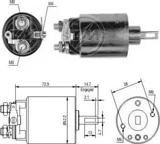 ERA 227769 - Solenoid açarı, başlanğıc furqanavto.az