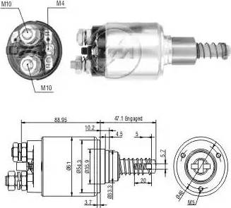 ERA 227712 - Solenoid açarı, başlanğıc furqanavto.az