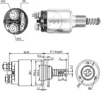 ERA 227717 - Solenoid açarı, başlanğıc furqanavto.az