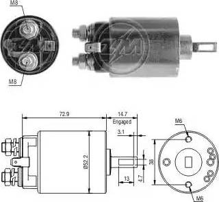 ERA 227772 - Solenoid açarı, başlanğıc furqanavto.az