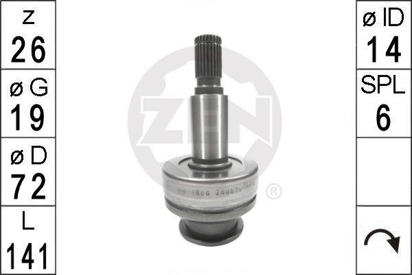 ERA ZEN1808 - Pinion, başlanğıc furqanavto.az