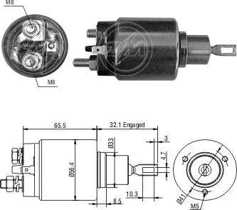 ERA ZM976 - Solenoid açarı, başlanğıc furqanavto.az