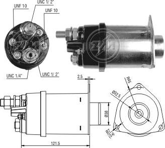 ERA ZM455 - Solenoid açarı, başlanğıc furqanavto.az