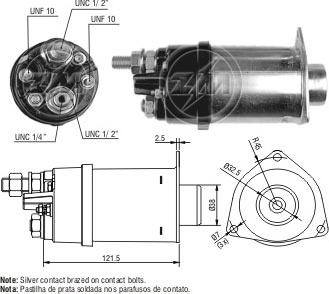 ERA ZM464 - Solenoid açarı, başlanğıc furqanavto.az