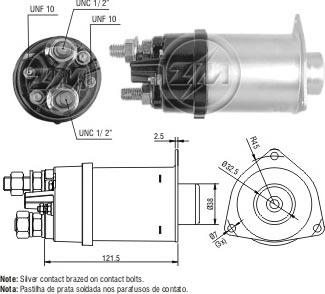 ERA ZM461 - Solenoid açarı, başlanğıc furqanavto.az