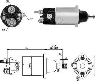 ERA ZM4898 - Solenoid açarı, başlanğıc furqanavto.az