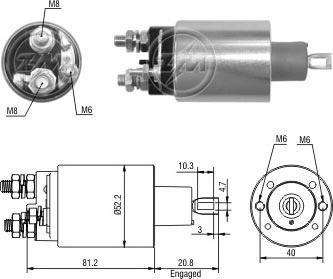 ERA ZM484 - Solenoid açarı, başlanğıc furqanavto.az