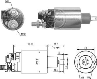 ERA ZM483 - Solenoid açarı, başlanğıc furqanavto.az