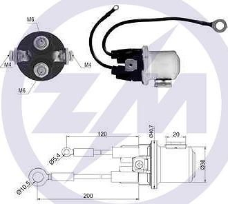 ERA ZM428 - Solenoid açarı, başlanğıc furqanavto.az