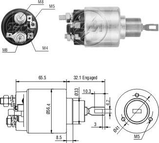 ERA ZM474 - Solenoid açarı, başlanğıc furqanavto.az