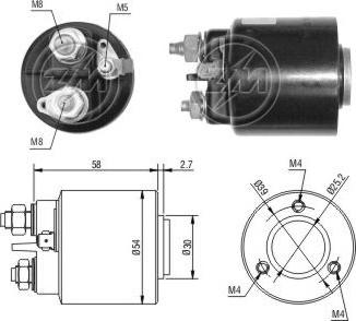 ERA ZM599 - Solenoid açarı, başlanğıc furqanavto.az