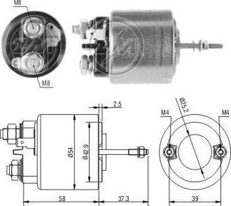 ERA ZM595 - Solenoid açarı, başlanğıc furqanavto.az