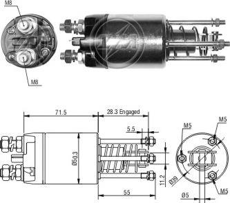 ERA ZM5651 - Solenoid açarı, başlanğıc furqanavto.az