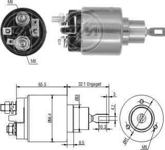 ERA ZM574 - Solenoid açarı, başlanğıc furqanavto.az