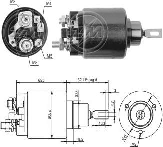 ERA ZM571 - Solenoid açarı, başlanğıc furqanavto.az