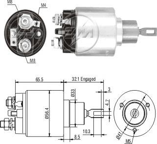 ERA ZM578 - Solenoid açarı, başlanğıc furqanavto.az