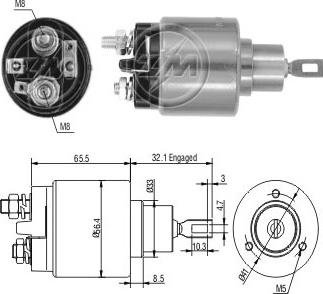 ERA ZM573C - Solenoid açarı, başlanğıc furqanavto.az