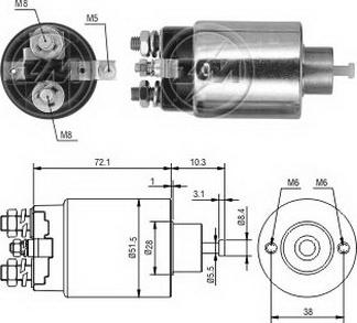 ERA ZM695 - Solenoid açarı, başlanğıc furqanavto.az