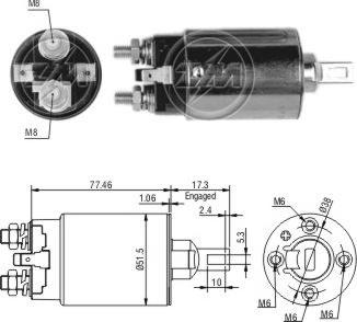 ERA ZM692 - Solenoid açarı, başlanğıc furqanavto.az