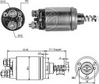 ERA ZM642 - Solenoid açarı, başlanğıc furqanavto.az