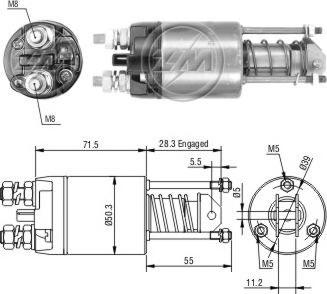 ERA ZM651 - Solenoid açarı, başlanğıc furqanavto.az