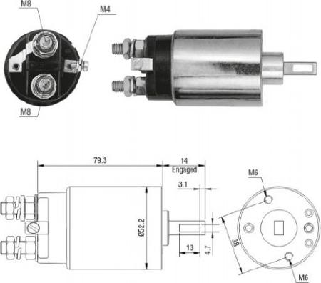 ERA ZM689 - Solenoid açarı, başlanğıc furqanavto.az