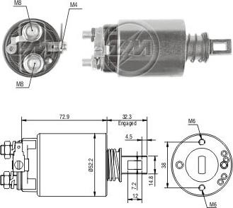 ERA ZM686 - Solenoid açarı, başlanğıc furqanavto.az