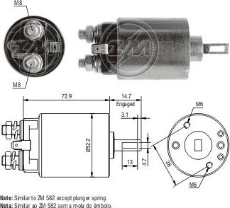 ERA ZM681 - Solenoid açarı, başlanğıc furqanavto.az