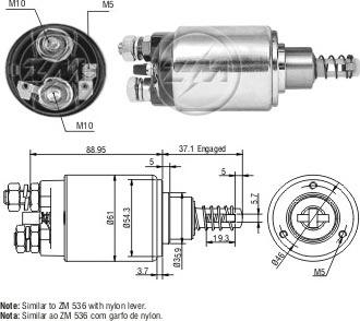 ERA ZM636 - Solenoid açarı, başlanğıc furqanavto.az