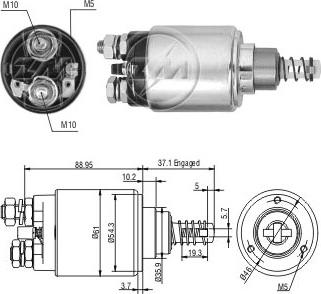 ERA ZM632 - Solenoid açarı, başlanğıc furqanavto.az