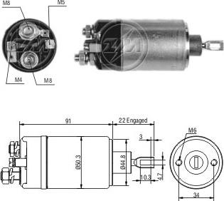 ERA ZM629 - Solenoid açarı, başlanğıc furqanavto.az