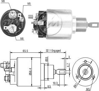 ERA ZM675 - Solenoid açarı, başlanğıc furqanavto.az