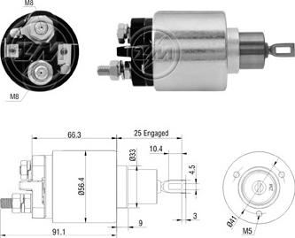 ERA ZM6773 - Solenoid açarı, başlanğıc furqanavto.az