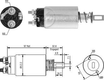 ERA ZM1982 - Solenoid açarı, başlanğıc furqanavto.az