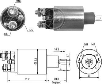 ERA ZM1485 - Solenoid açarı, başlanğıc furqanavto.az