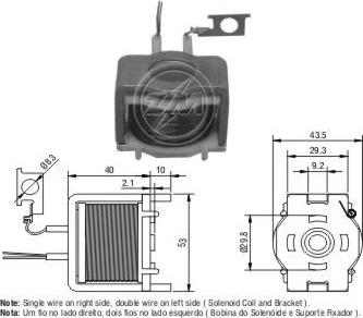 ERA ZM1421 - Solenoid açarı, başlanğıc furqanavto.az