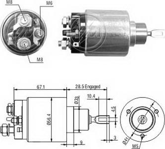 ERA ZM1473 - Solenoid açarı, başlanğıc furqanavto.az