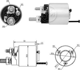 ERA ZM1591 - Solenoid açarı, başlanğıc furqanavto.az