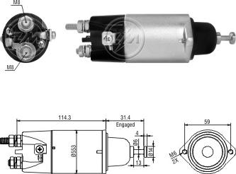 ERA ZM1898 - Solenoid açarı, başlanğıc furqanavto.az