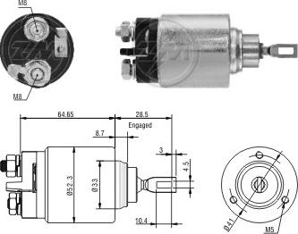 ERA ZM1372 - Solenoid açarı, başlanğıc furqanavto.az