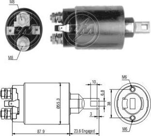 ERA ZM893 - Solenoid açarı, başlanğıc furqanavto.az