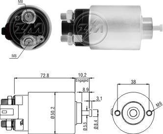 ERA ZM392 - Solenoid açarı, başlanğıc furqanavto.az