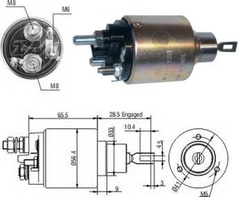 ERA ZM3479 - Solenoid açarı, başlanğıc furqanavto.az