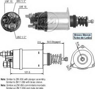 ERA ZM356 - Solenoid açarı, başlanğıc furqanavto.az